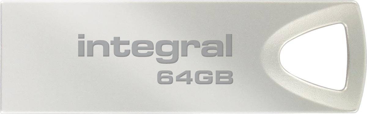 Integral ARC USB stick 2.0, 64 GB, zilver