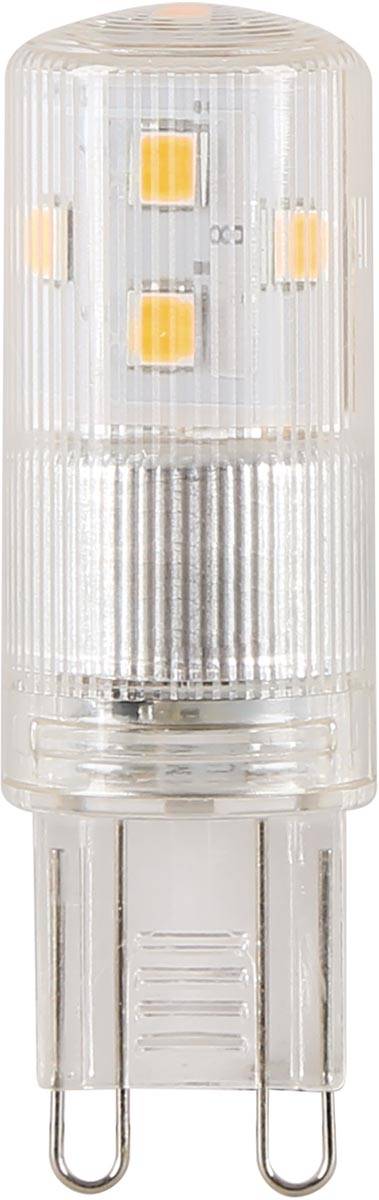Integral LED spot G9 fitting, dimbaar, 2.700 K, 2,7 W, 300 lumen