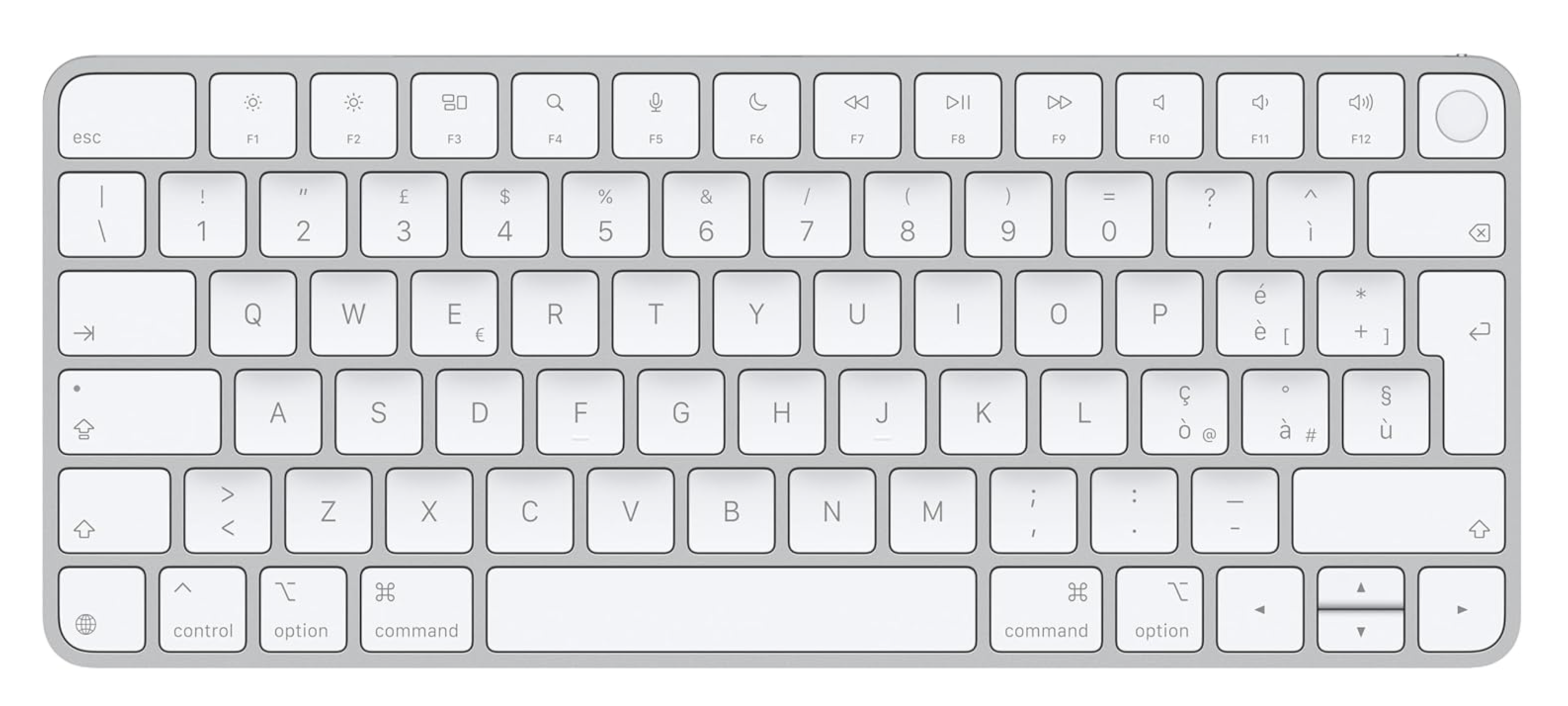 Apple Magic Keyboard met Touch ID voor Mac-modellen met Silicon - Italiaans
