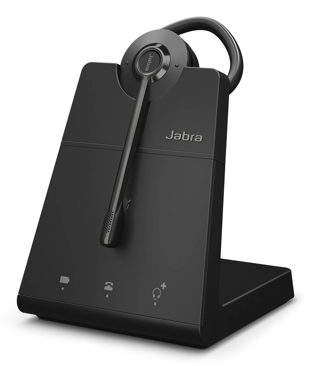 Jabra Engage 45 SE Headset Draadloos oorhaak, Hoofdband Kantoor/callcenter Zwart