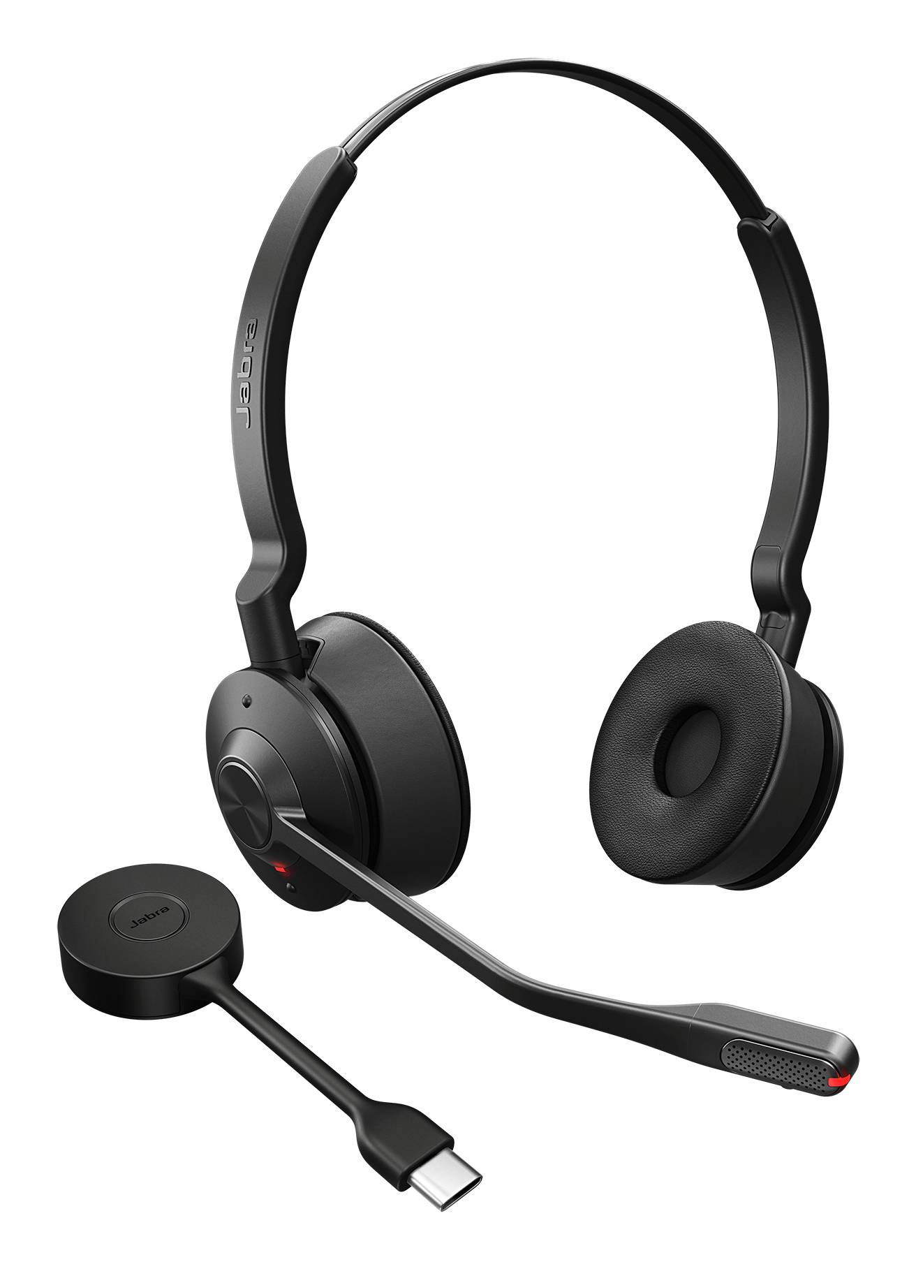 Jabra Engage 55 SE Headset Draadloos Hoofdband Kantoor/callcenter USB Type-C Zwart