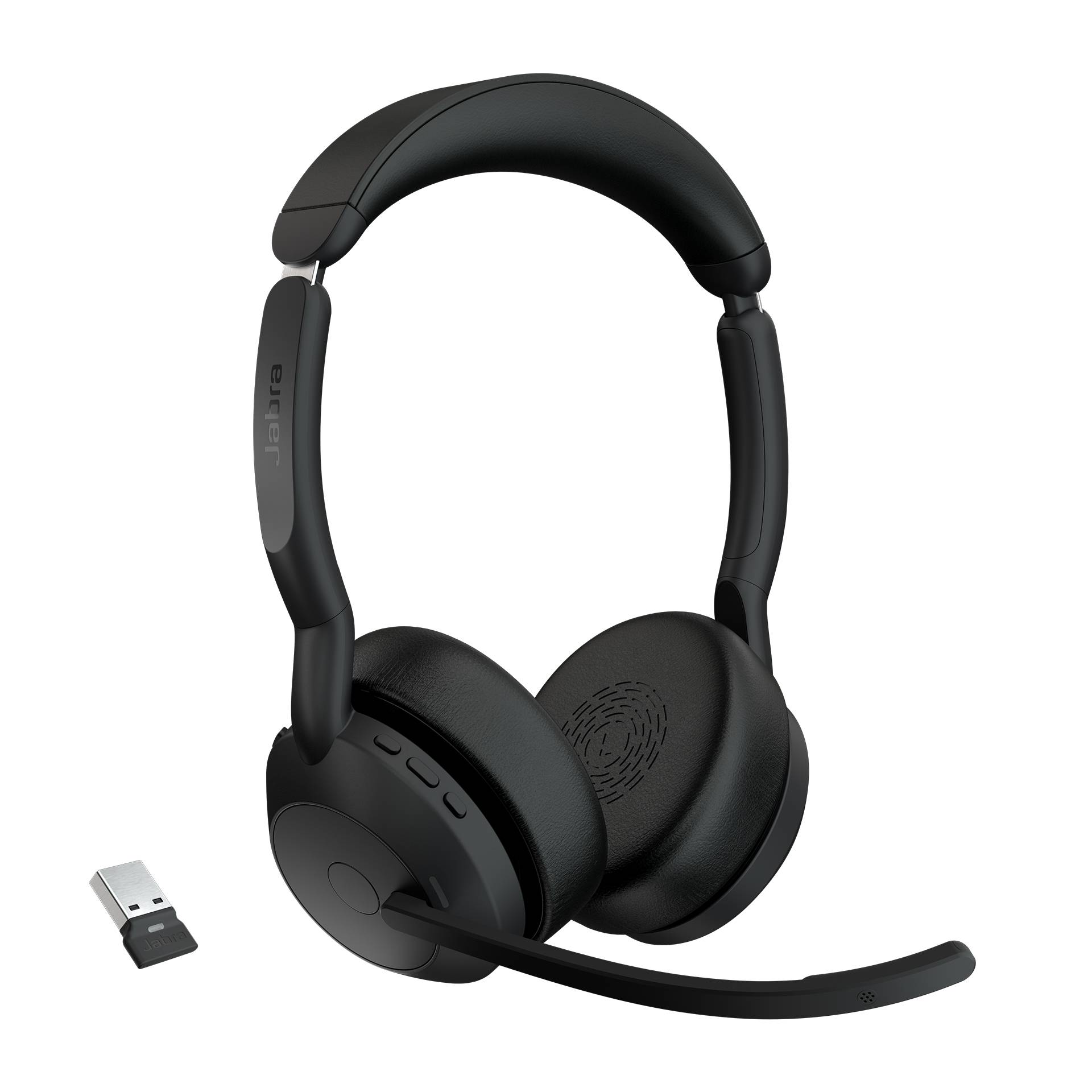 Jabra Evolve2 55 Headset Draadloos Hoofdband Kantoor/callcenter USB Type-C Bluetooth Oplaadhouder