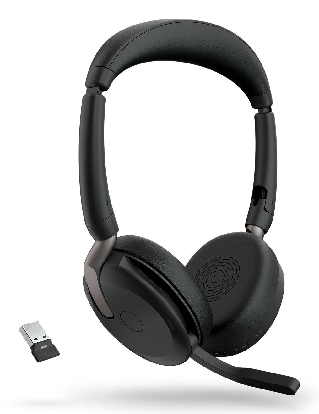 Jabra Evolve2 65 Flex Headset Draadloos Hoofdband Kantoor/callcenter USB Type-A Bluetooth