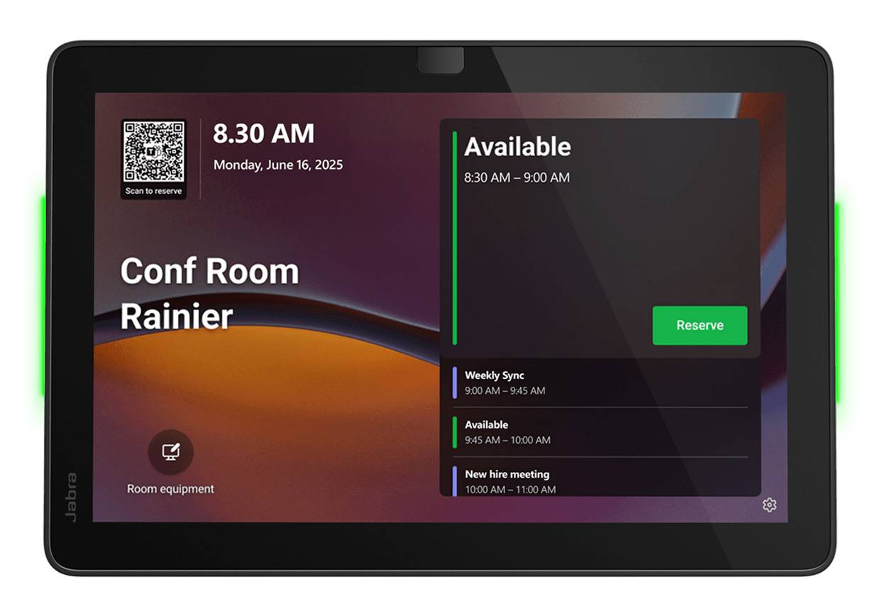 Jabra Scheduler UC 25,6 cm (10.1") 1920 x 1200 Pixels 802.11a, 802.11b, 802.11g, Wi-Fi 4 (802.11n), Wi-Fi 5 (802.11ac) Zwart Bluetooth