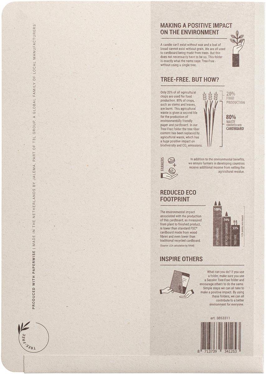 Jalema insteekmap Secolor Tree-Free beige