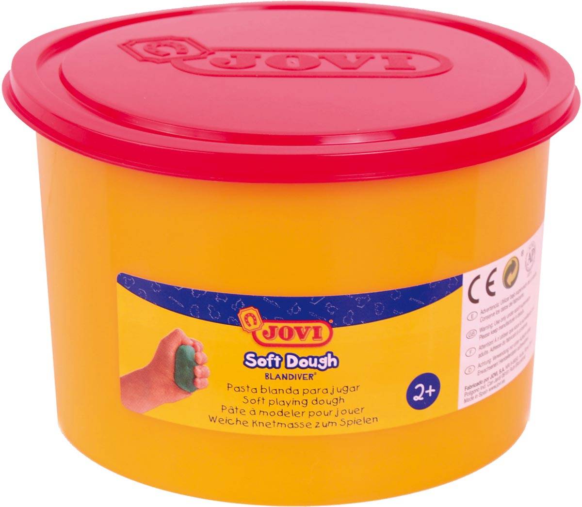 Jovi boetseerpasta Soft Dough 460 g rood