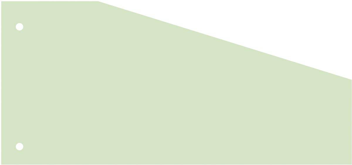 Kangaro trapezium verdeelstroken, pak van 100 stuks, groen