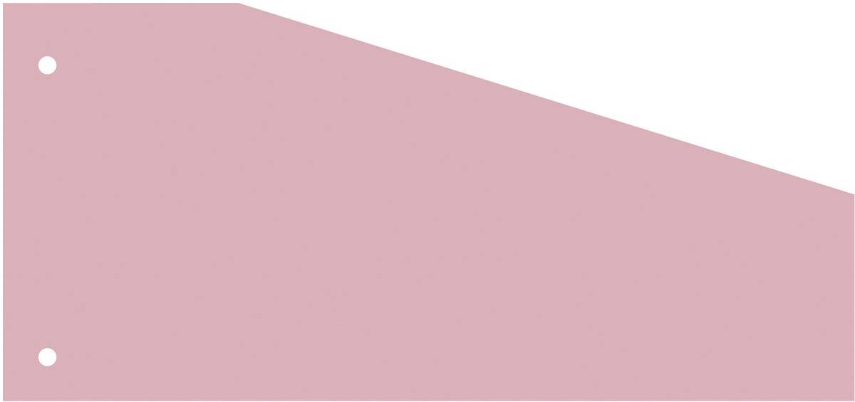 Kangaro trapezium verdeelstroken, pak van 100 stuks, roze
