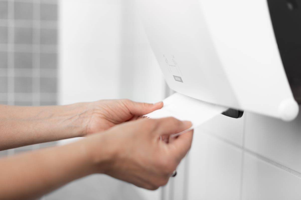 Katrin handdoekroldispenser 82094, wit