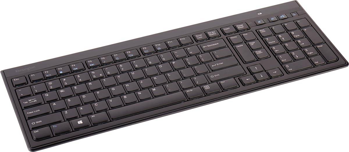 Kensington Advance Fit ergonomisch plat toetsenbord, azerty