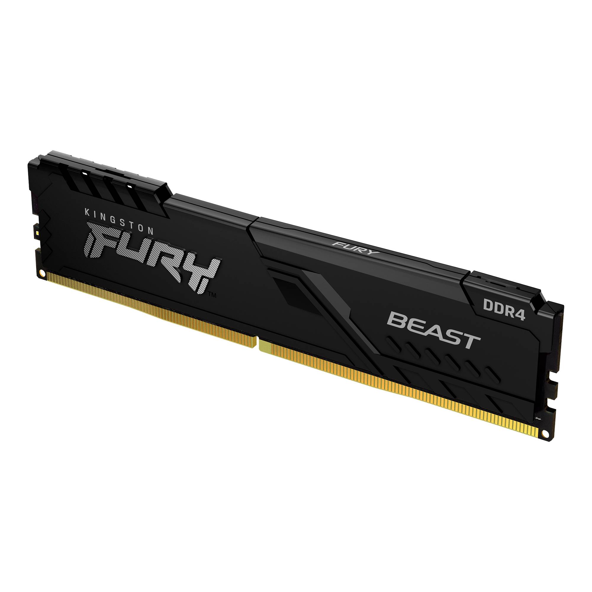Kingston Technology FURY Beast 128GB 3200MT/s DDR4 CL16 DIMM (Kit van 4) Black