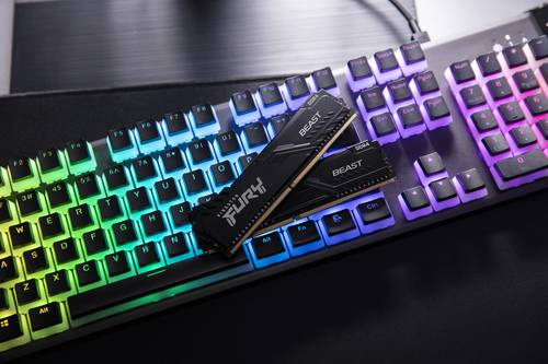 Kingston Technology FURY Beast 128GB 3200MT/s DDR4 CL16 DIMM (Kit van 4) Black