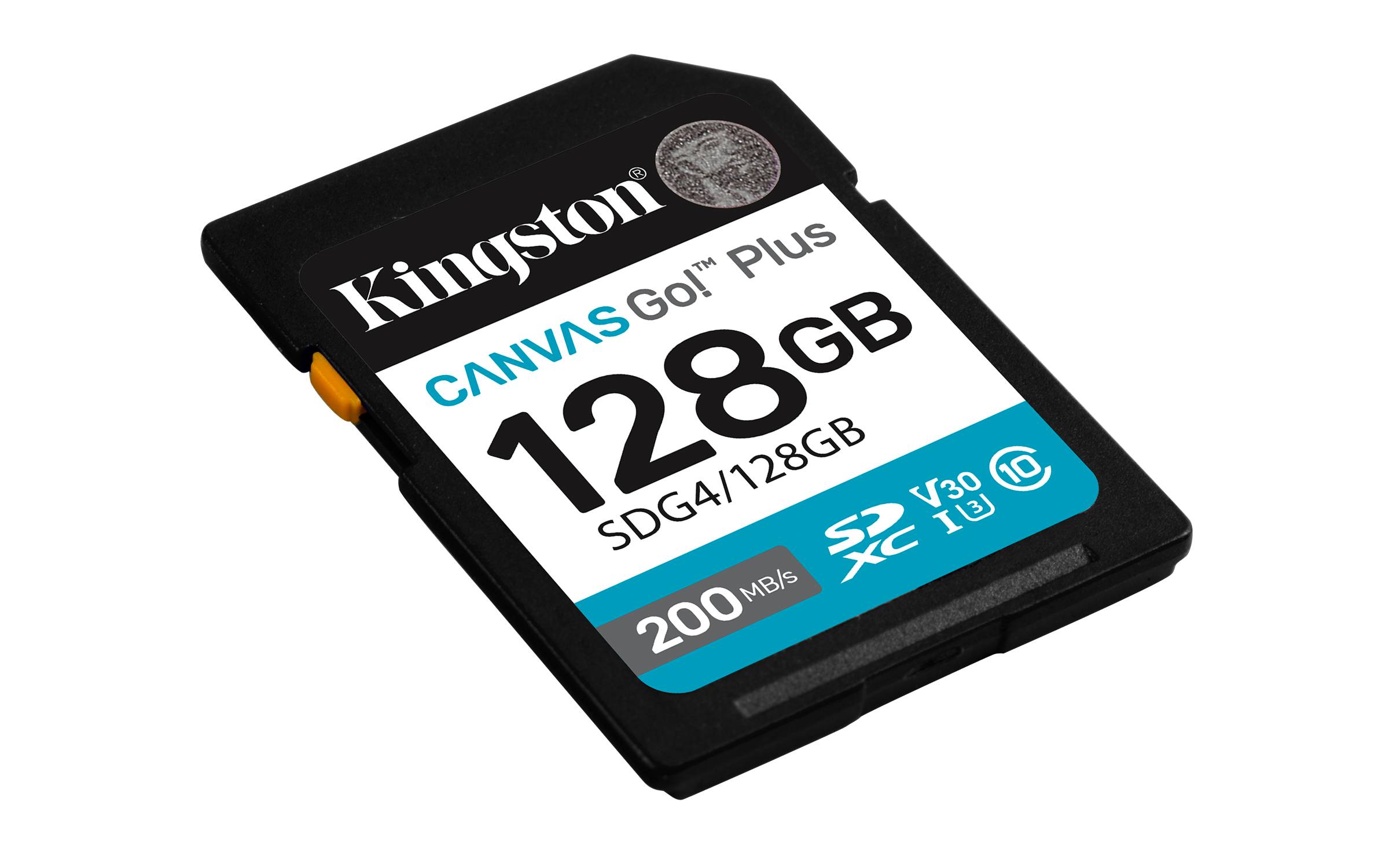 Kingston Technology 128GB SDXC Canvas Go Plus Gen4 200MB/s C10 UHS-I U3 V30