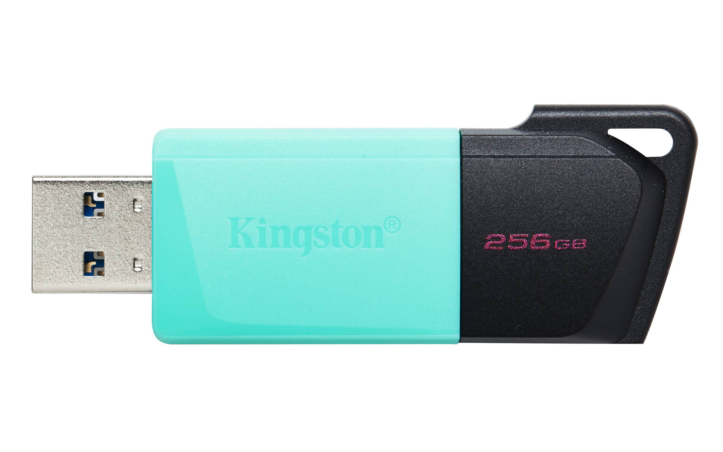 Kingston Technology DataTraveler Exodia M 256 GB, USB 3.2 Gen 1 (zwart + blauwgroen)