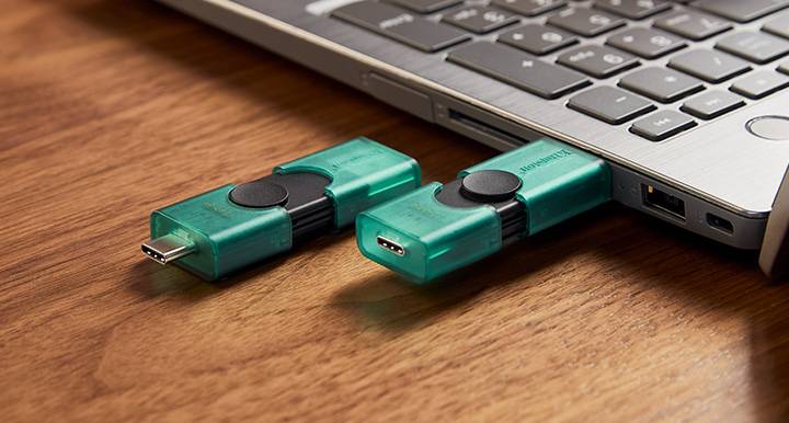 Kingston Technology DataTraveler 256GB USB-A + USB-C 3.2 Gen 1 DuoG2