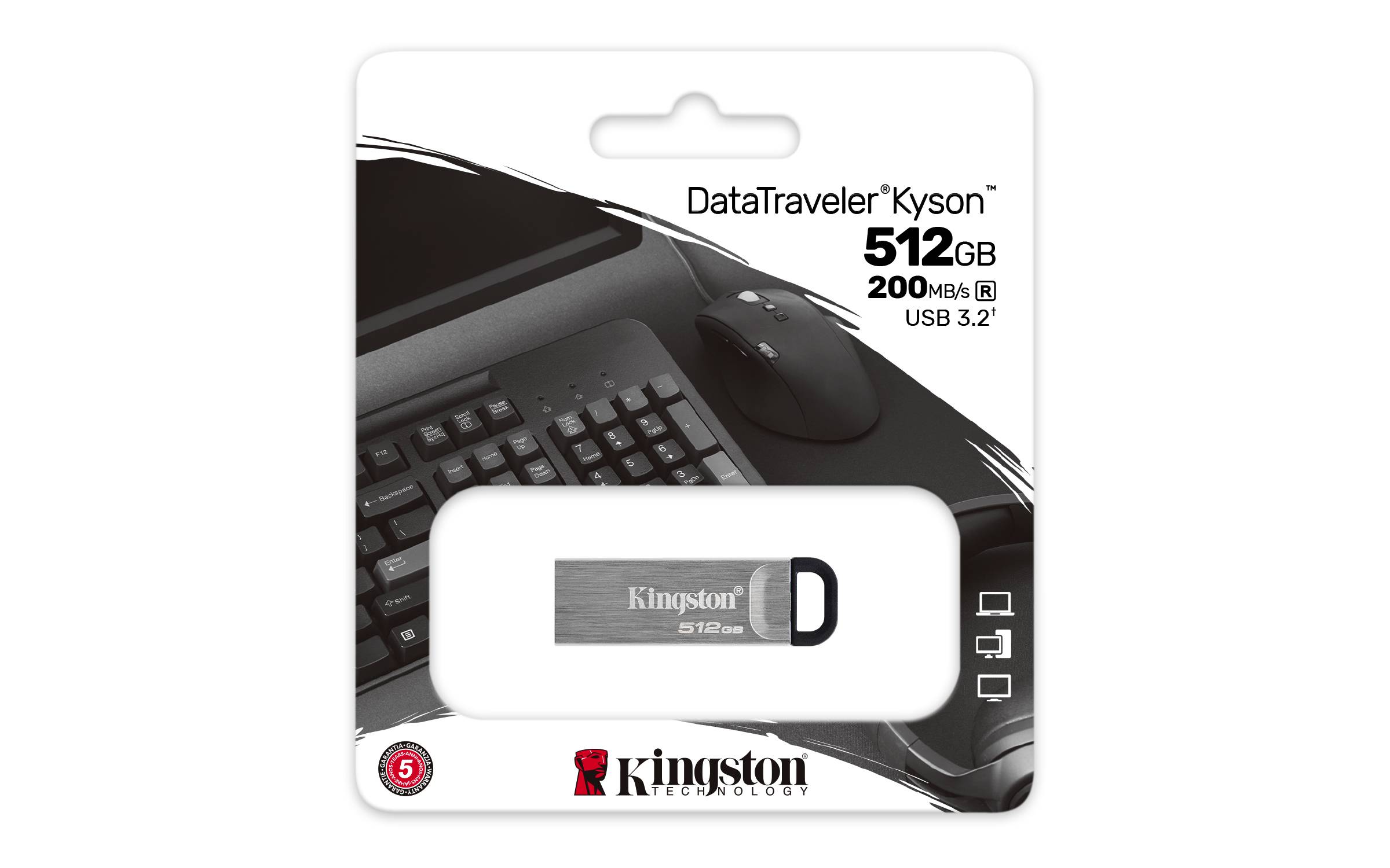 Kingston Technology DataTraveler 512GB Kyson usb-stick