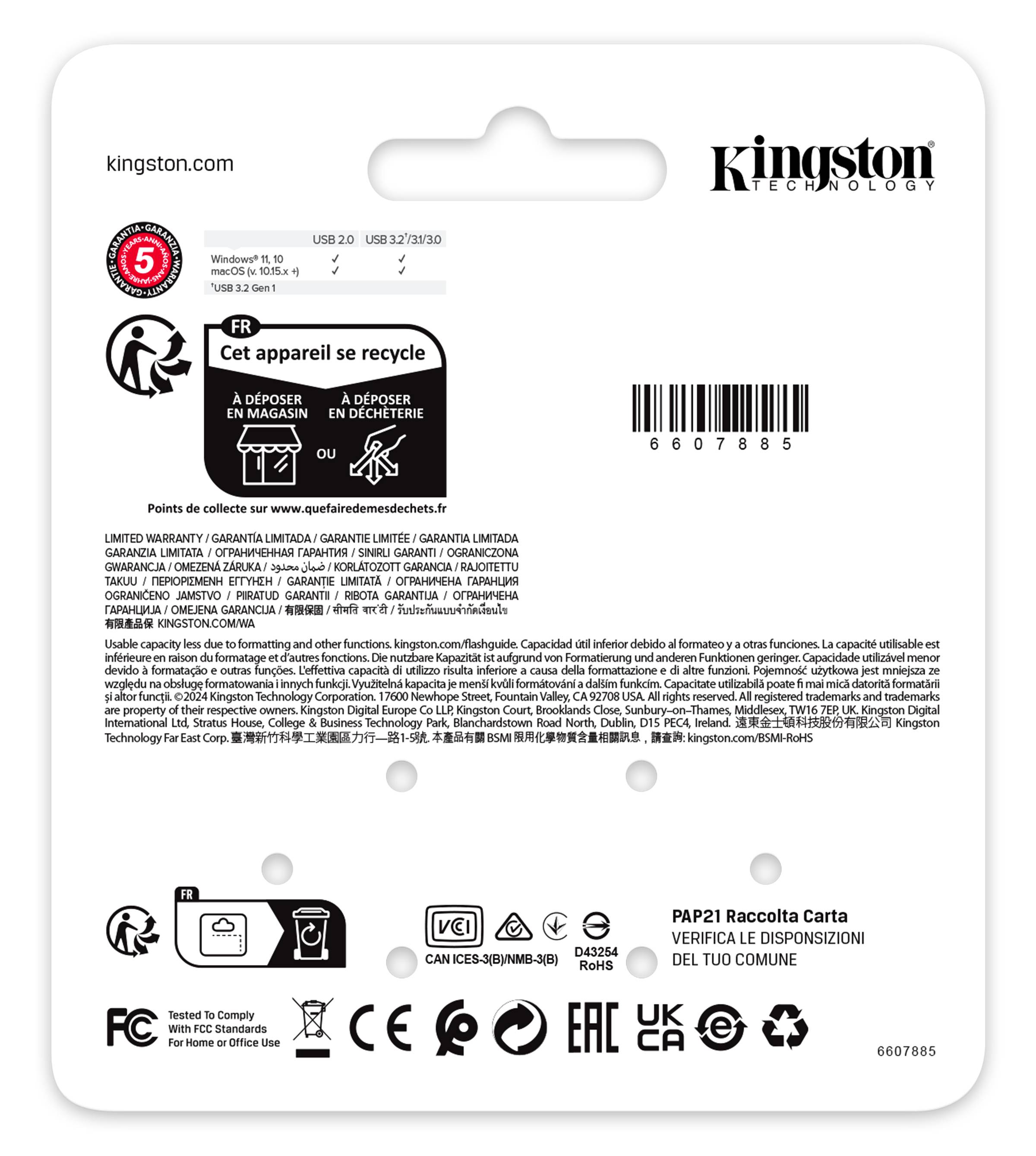 Kingston Technology DataTraveler 64GB SE9 G3 - Dark Nickel
