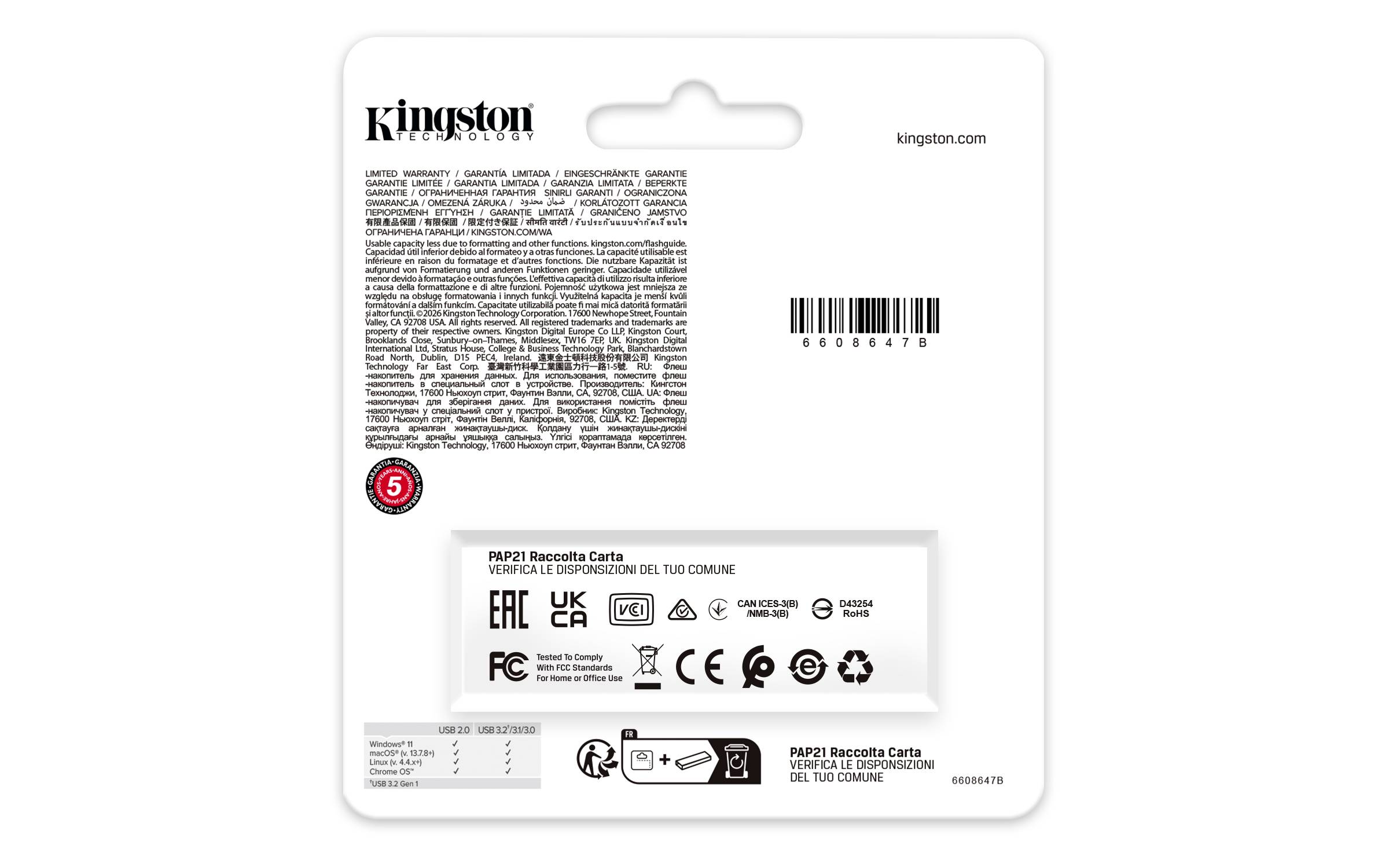 Kingston Technology DataTraveler 64GB Portable USB 3.2 Gen 1 Exodia Black