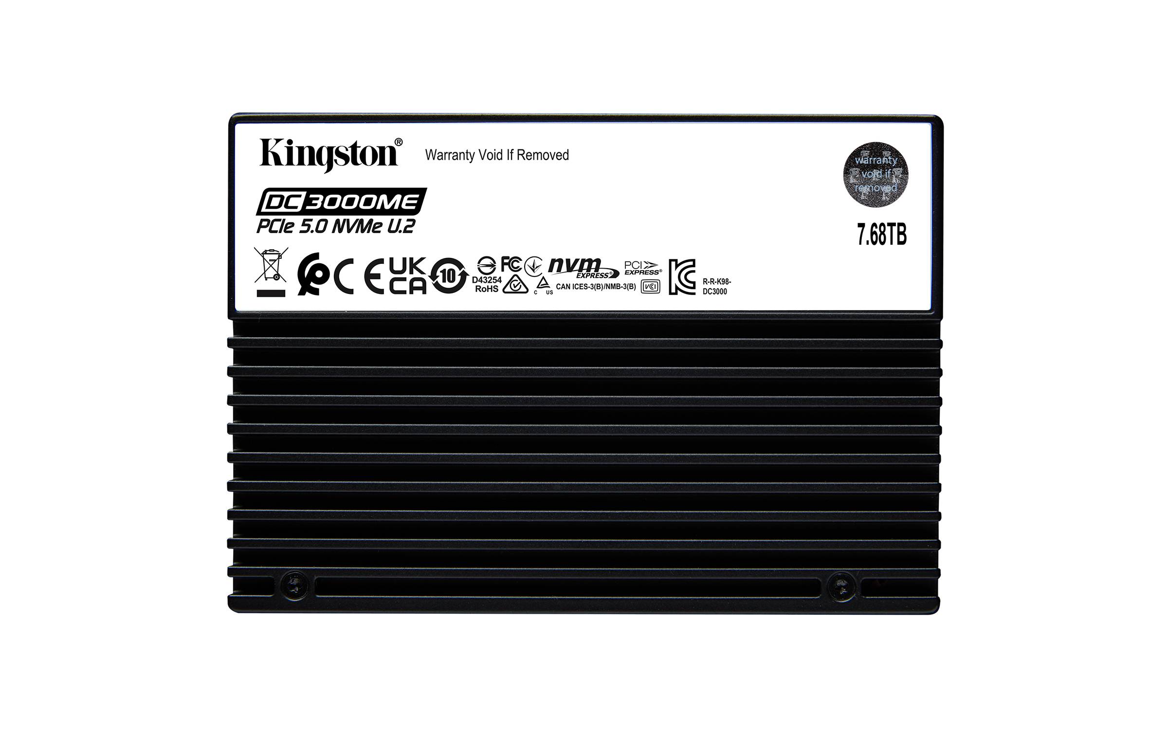 Kingston Technology 7,68TB DC3000ME U.2 PCIe 5.0 NVMe TCG Opal Enterprise SSD