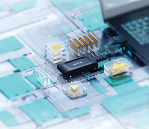 Kingston Technology 1TB XS1000 Red External USB 3.2 Gen 2 Draagbare Solid State Drive