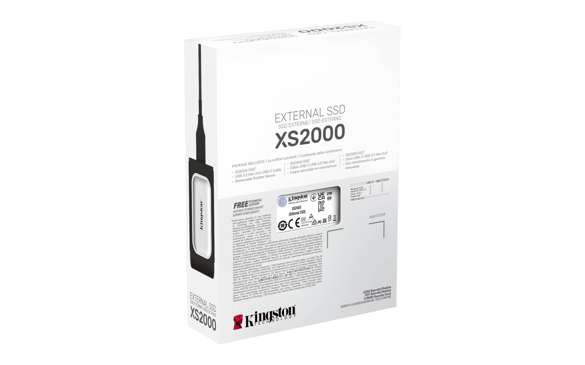Kingston Technology 2000G Draagbare SSD XS2000