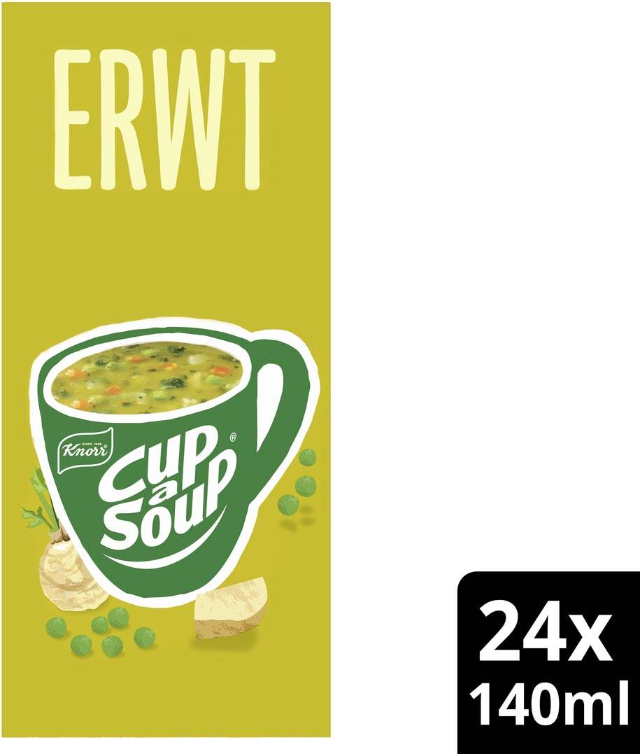Knorr Cup-a-Soup erwt, pak van 24 zakjes