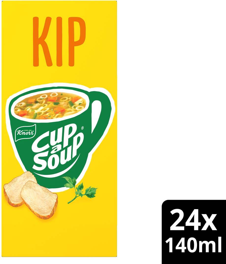 Knorr Cup-a-Soup kip, pak van 24 zakjes