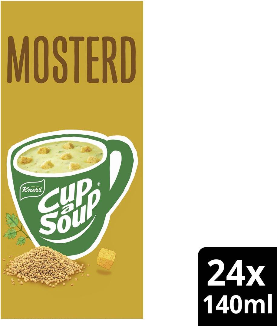 Knorr Cup-a-Soup mosterd, pak van 24 zakjes