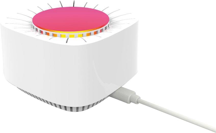 Kokoon air Protect CO2-meter, waarschuwing door kleurverandering en alarm, Wifi connectie