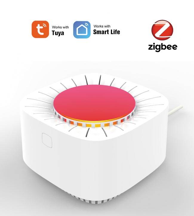 Kokoon air Protect CO2-meter, waarschuwing door kleurverandering en alarm, Wifi connectie