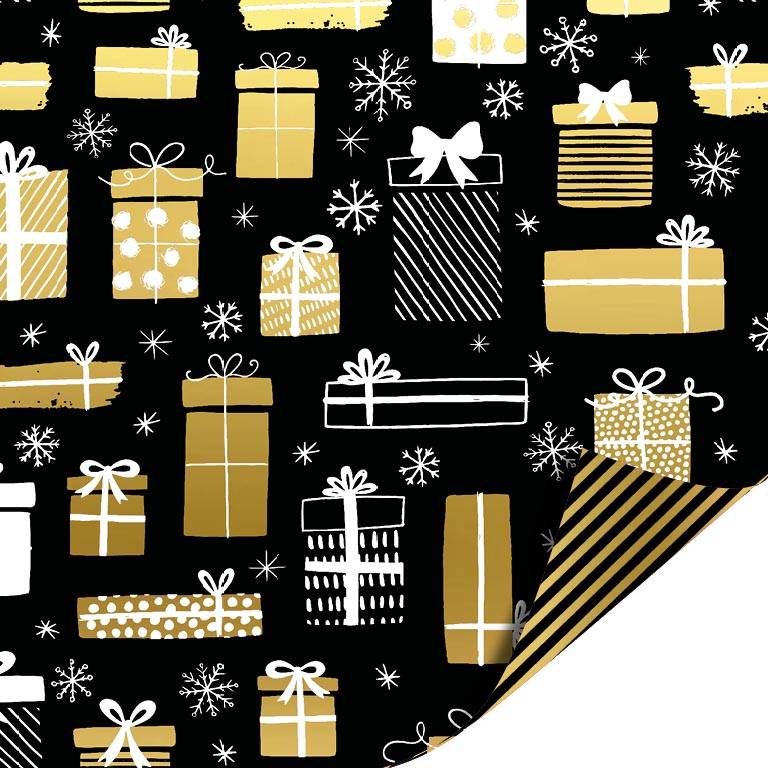 KP geschenkpapier Kerst, 70 cm x 2 m, assorti