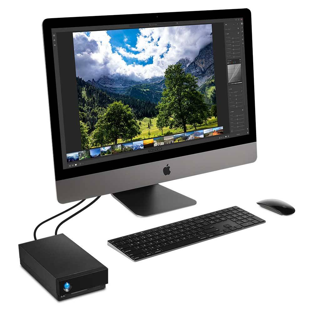 LaCie 1big Dock externe harde schijf 8 TB 7200 RPM 3.5" USB Type-A 3.2 Gen 1 (3.1 Gen 1) Zwart