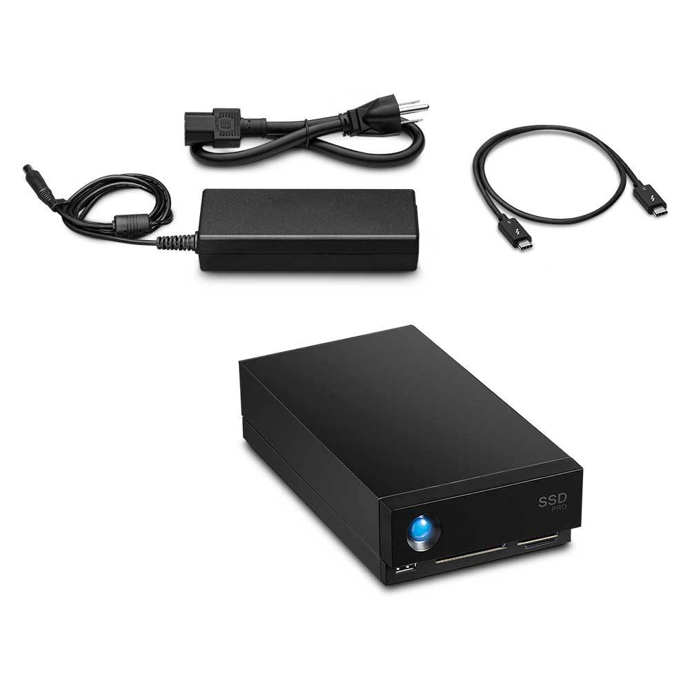 LaCie 1big Dock Pro Thunderbolt technologie 4 TB USB Type-A 3.2 Gen 1 (3.1 Gen 1) Zwart