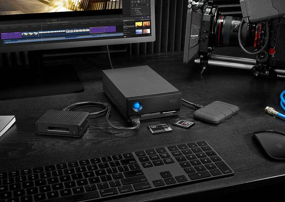 LaCie 1big Dock Pro Thunderbolt technologie 4 TB USB Type-A 3.2 Gen 1 (3.1 Gen 1) Zwart