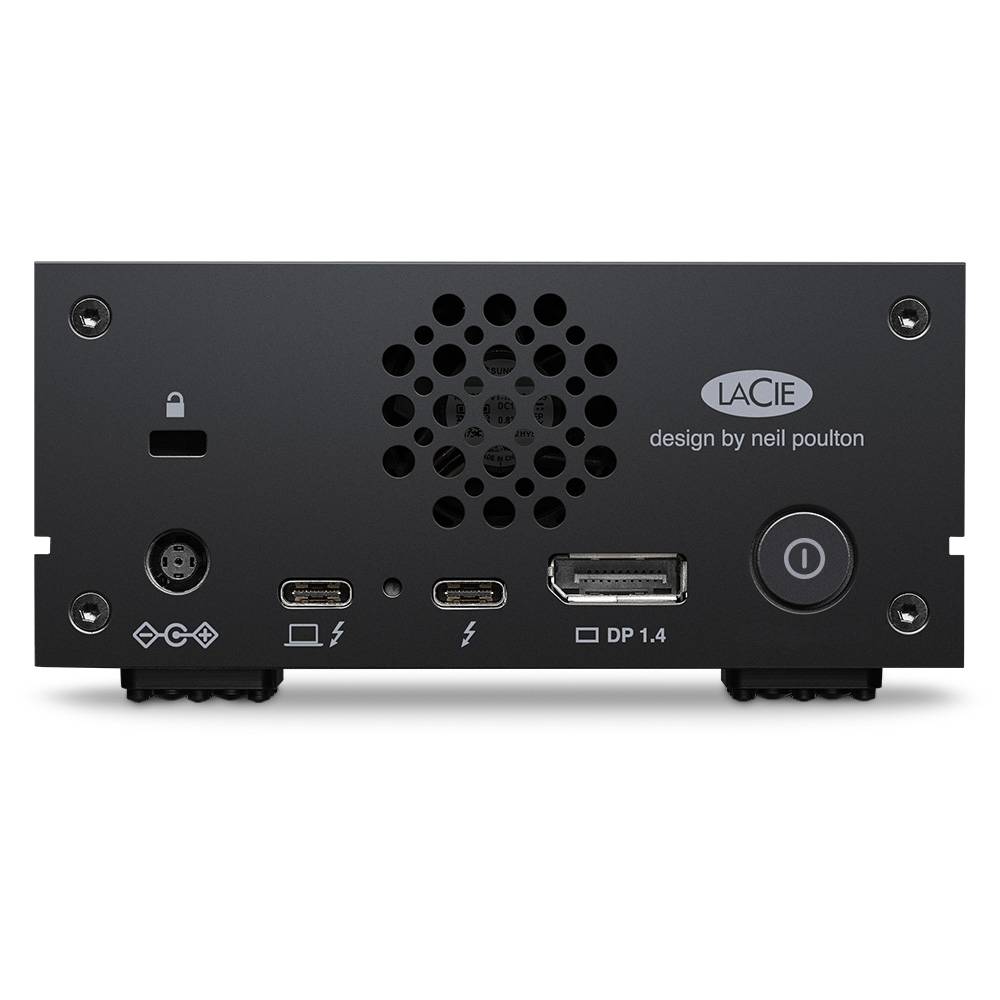 LaCie 1big Dock Pro Thunderbolt technologie 4 TB USB Type-A 3.2 Gen 1 (3.1 Gen 1) Zwart