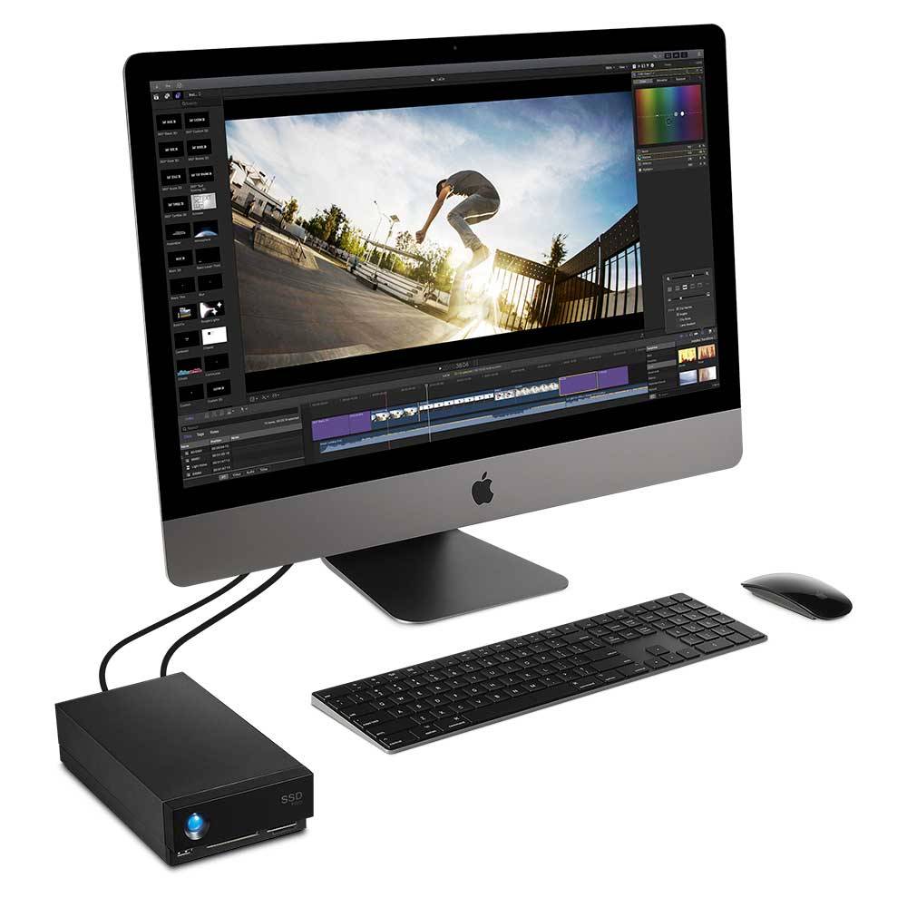LaCie 1big Dock Pro Thunderbolt technologie 4 TB USB Type-A 3.2 Gen 1 (3.1 Gen 1) Zwart