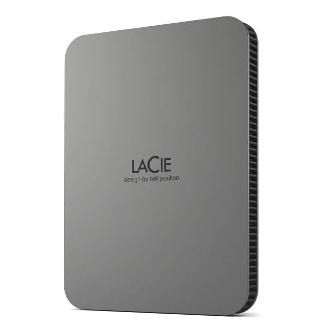 LaCie Mobile Drive Secure externe harde schijf 2 TB USB Type-C 3.2 Gen 1 (3.1 Gen 1) Grijs
