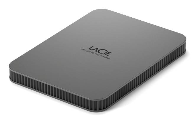 LaCie Mobile Drive Secure externe harde schijf 2 TB USB Type-C 3.2 Gen 1 (3.1 Gen 1) Grijs