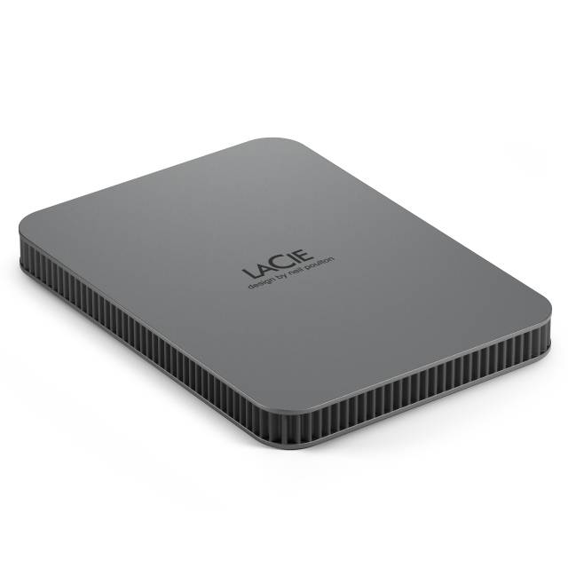 LaCie Mobile Drive Secure externe harde schijf 2 TB USB Type-C 3.2 Gen 1 (3.1 Gen 1) Grijs