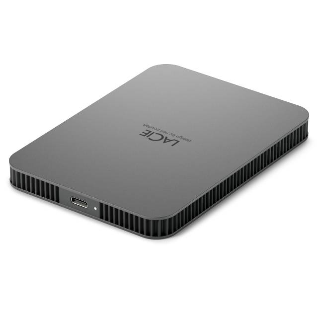 LaCie Mobile Drive Secure externe harde schijf 2 TB USB Type-C 3.2 Gen 1 (3.1 Gen 1) Grijs
