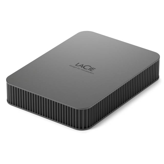 LaCie Mobile Drive Secure externe harde schijf 4 TB USB Type-C 3.2 Gen 1 (3.1 Gen 1) Grijs
