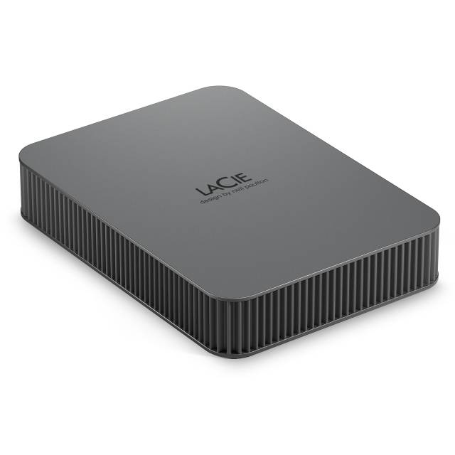 LaCie Mobile Drive Secure externe harde schijf 4 TB USB Type-C 3.2 Gen 1 (3.1 Gen 1) Grijs