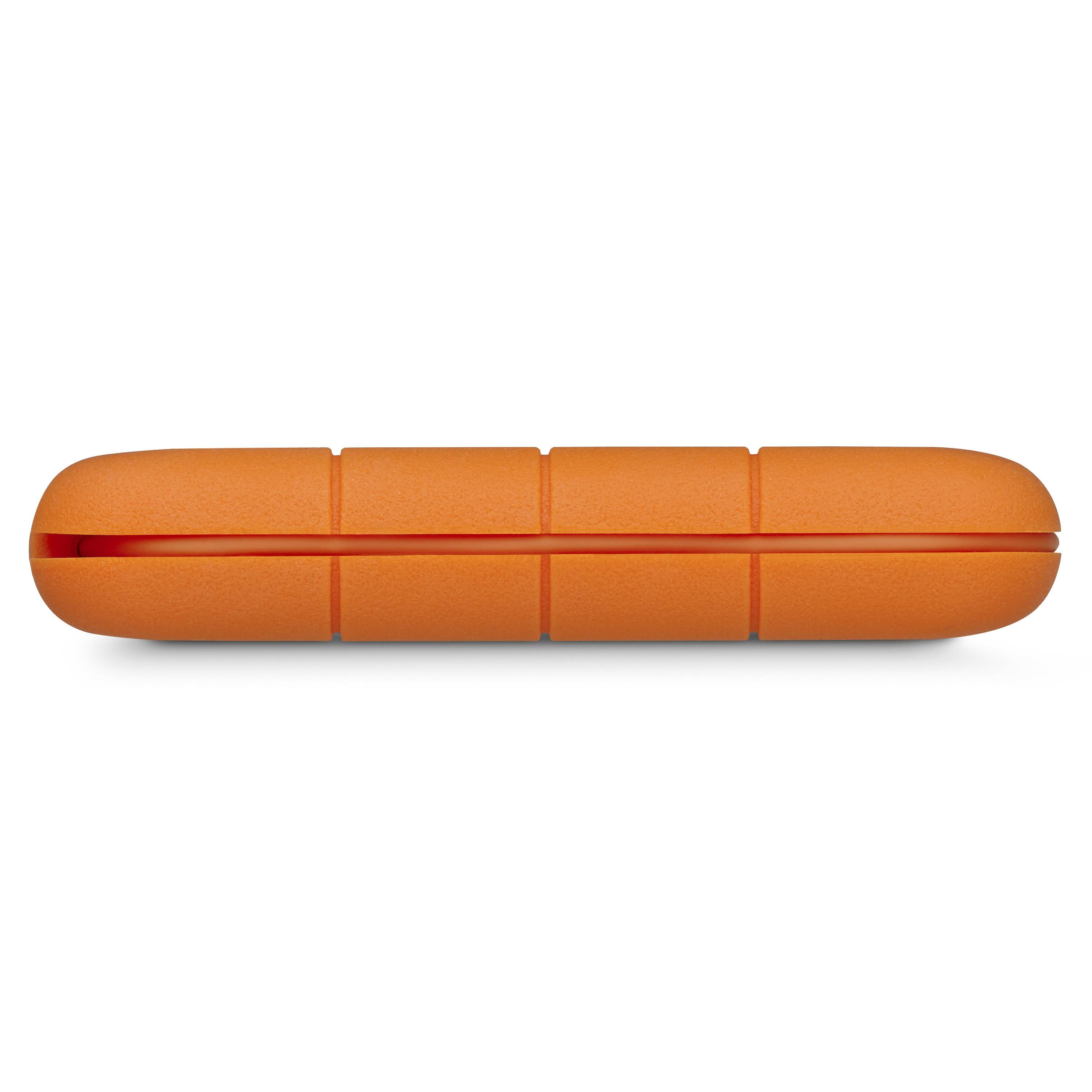 LaCie Rugged USB-C externe harde schijf 5 TB USB Type-C 3.2 Gen 1 (3.1 Gen 1) Grijs, Geel