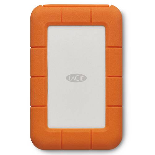 LaCie Rugged USB-C externe harde schijf 5 TB USB Type-C 3.2 Gen 1 (3.1 Gen 1) Grijs, Geel