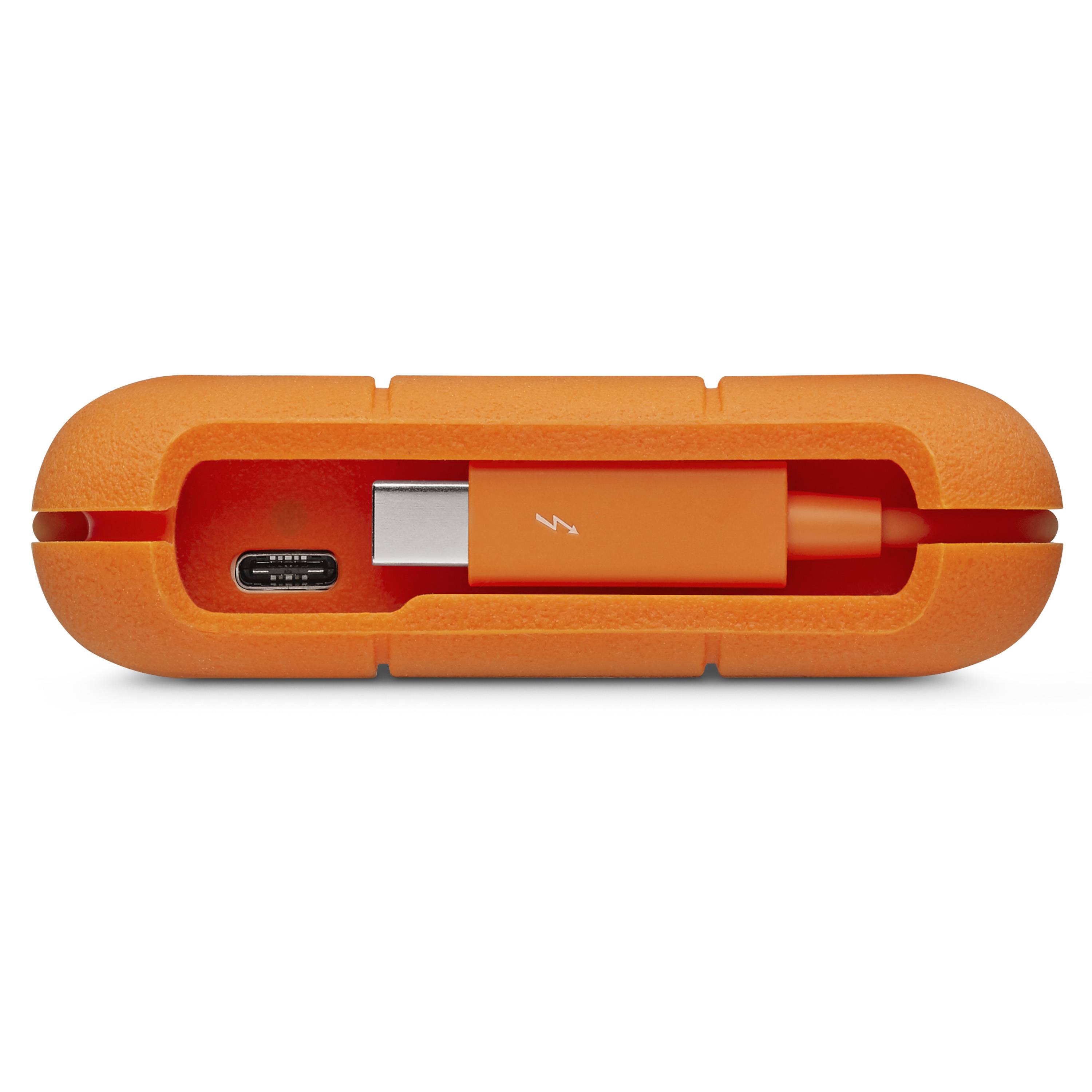 LaCie Rugged USB-C externe harde schijf 5 TB USB Type-C 3.2 Gen 1 (3.1 Gen 1) Grijs, Geel