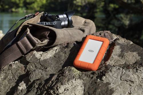 LaCie Rugged USB-C externe harde schijf 5 TB USB Type-C 3.2 Gen 1 (3.1 Gen 1) Grijs, Geel