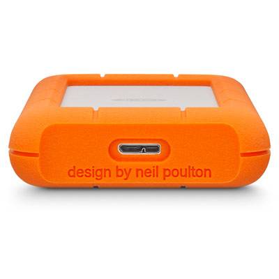 LaCie Rugged Mini externe harde schijf 1 TB 5400 RPM 2.5" Micro-USB B 3.2 Gen 1 (3.1 Gen 1) Oranje, Zilver