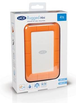 LaCie Rugged Mini externe harde schijf 4 TB 5400 RPM Micro-USB B 3.2 Gen 1 (3.1 Gen 1) Oranje