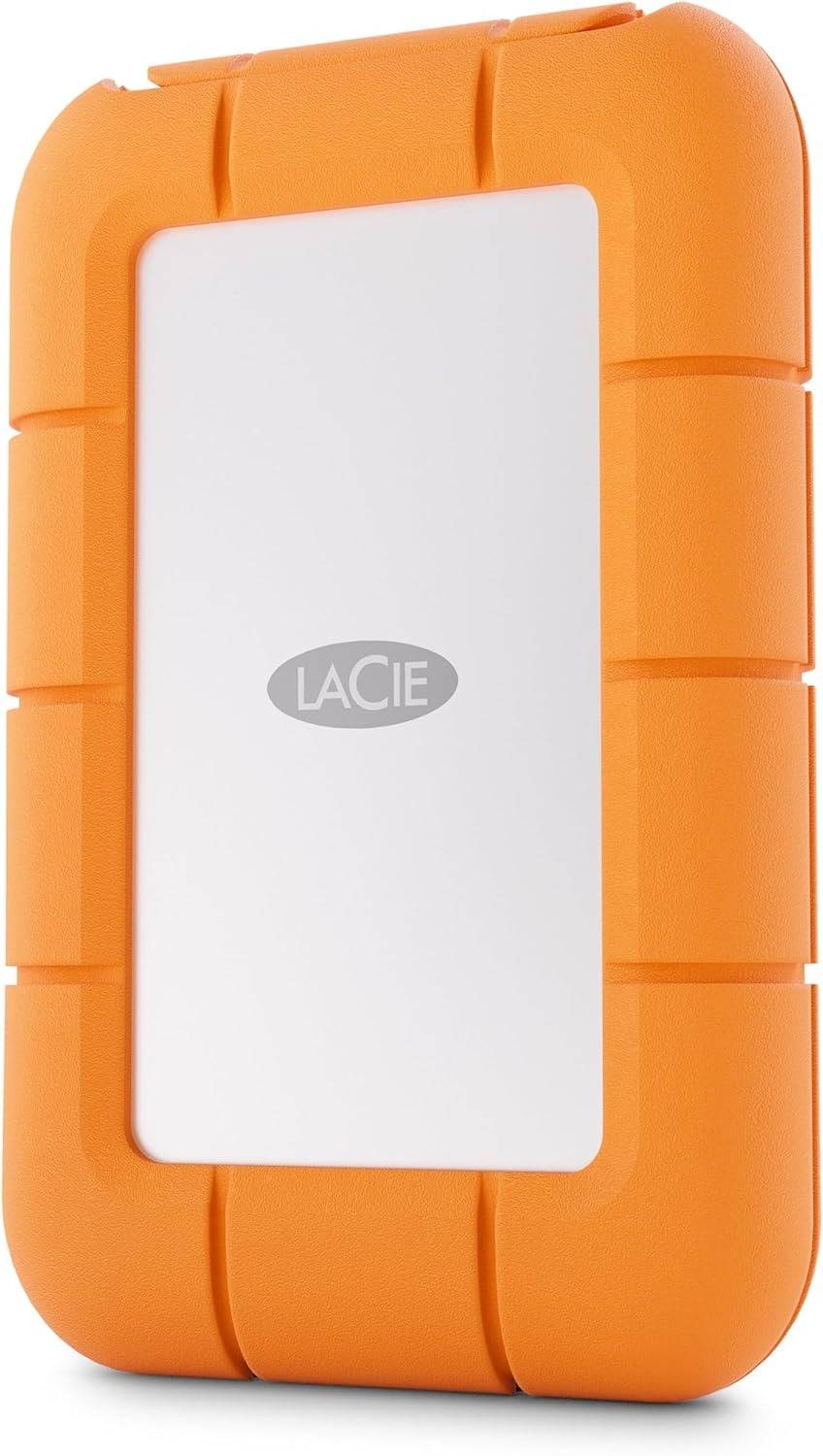 LaCie STMF2000400 externe solide-state drive 2 TB USB Type-C USB 3.2 Gen 2x2 Grijs, Oranje
