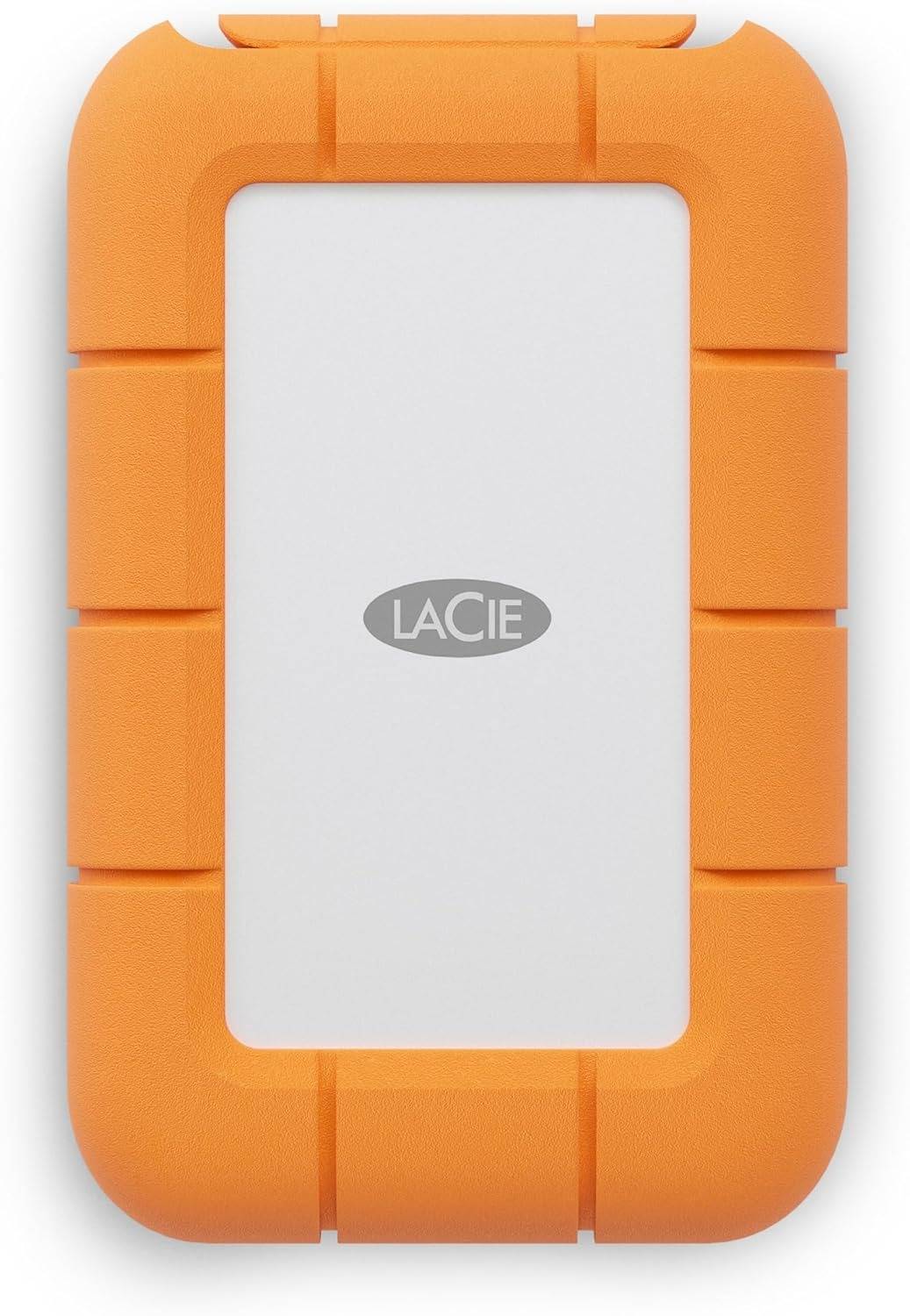LaCie STMF4000400 externe solide-state drive 4 TB USB Type-C USB 3.2 Gen 2x2 Grijs, Oranje